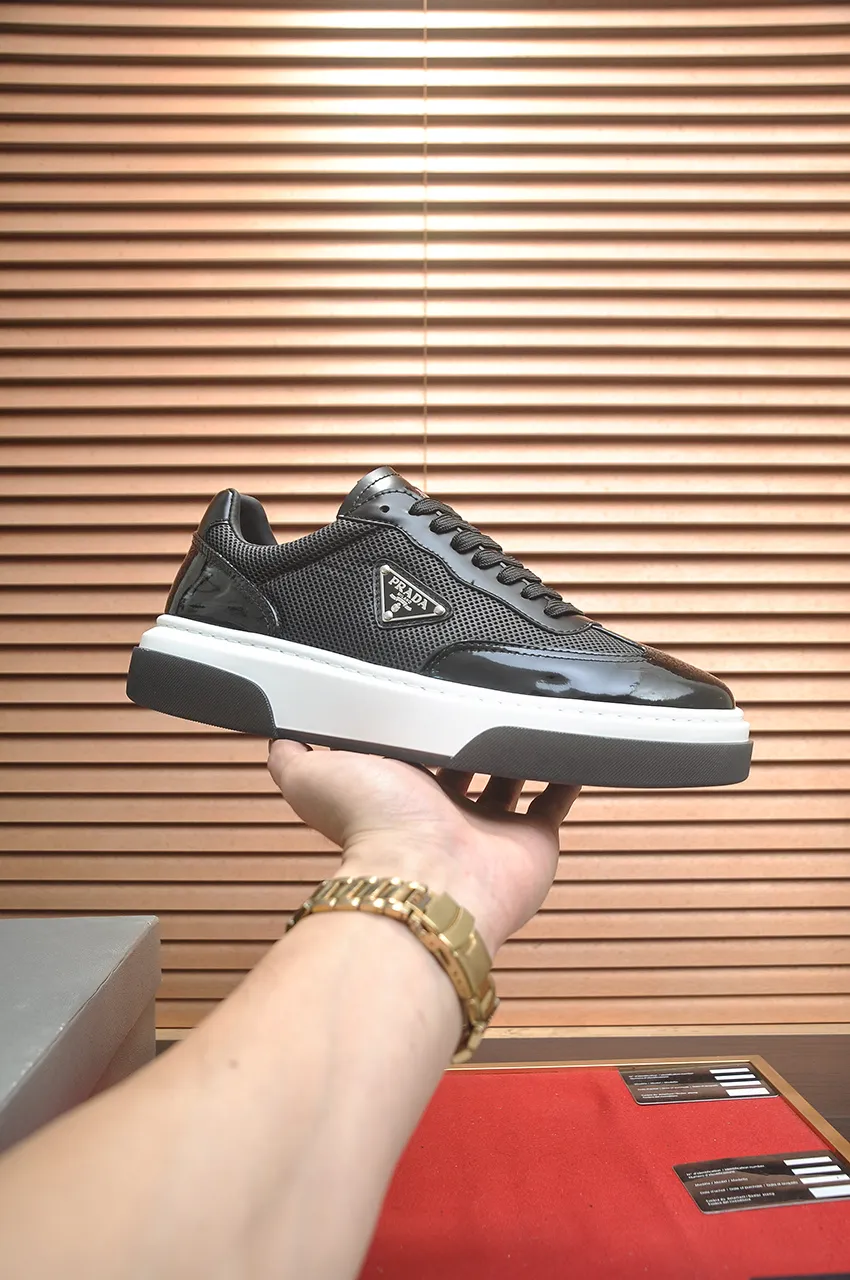 Men's shoes 💰580💶【PRADA】Top original, new season, high quality original goods, top imported calfskin with original imported glue, imported cowhide inside with original cowhide feet, original outsole! Quality guaranteed! Code 38-45 (45 customized)